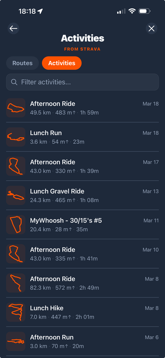 Route Companion - Import or plan any route